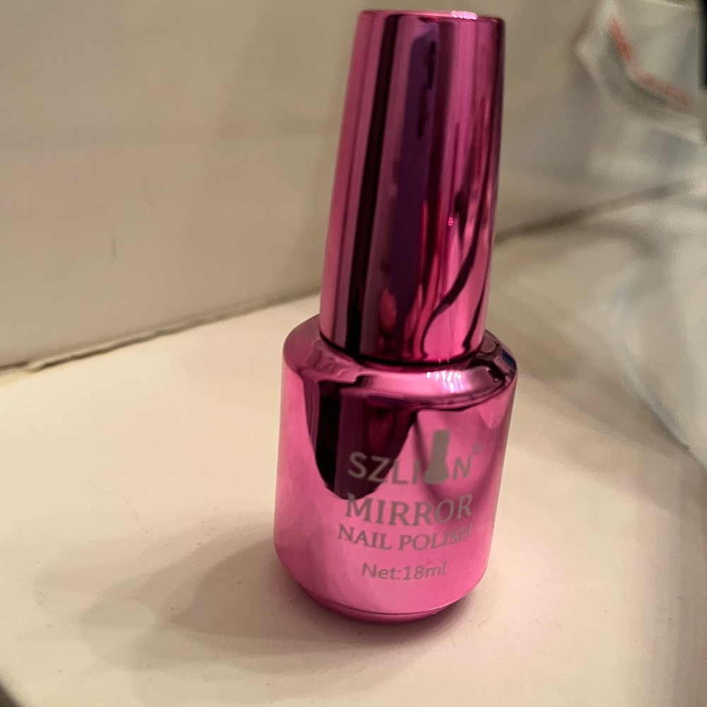 Pink Mirror Nail Polish Set